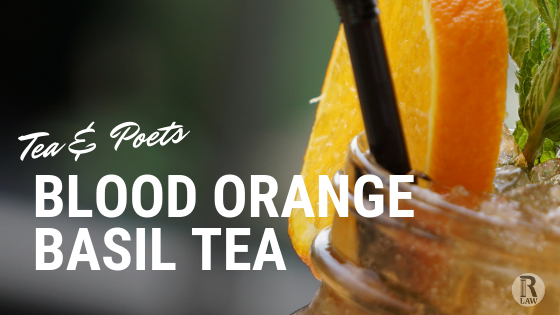 Tea & Poets Blood Orange Basil Tea